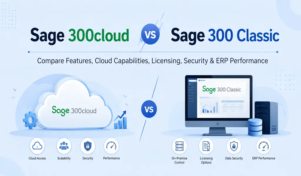 Sage 300cloud vs Sage 300 Classic: Know the Key Differences in 2026